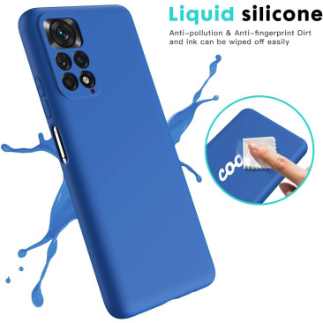 Coque Xiaomi 12X Silicone Liquide Bleu